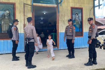 Polres pastikan ibadah Kenaikan Yesus Kristus di Gumas berlangsung aman