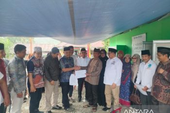 Jamaah Masjid Harakatul Jannah Bogor bantu pembangunan masjid terdampak bencana di Agam