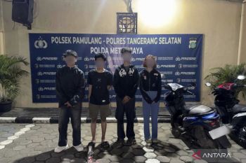 Polisi tangkap empat remaja di Tangsel