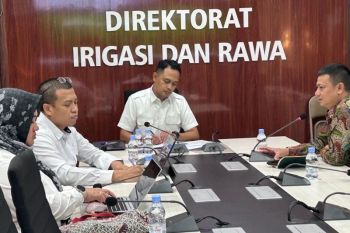 Pimpinan DPRD Kabupaten Tegal datangi Kementerian PU minta perbaikan Bendung Cipero