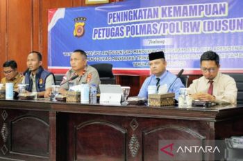 Polres Aceh Barat libatkan Polisi RW cegah tambang ilegal di desa
