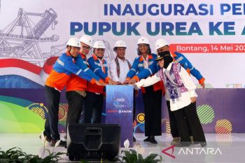 Mentan Amran lepas ekspor pupuk ke Australia tembus Rp7 triliun