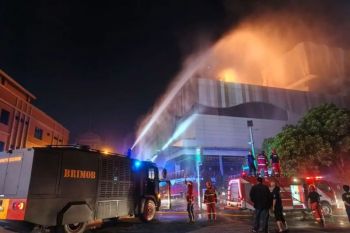 Kapolresta Manado tegaskan usut sebab kebakaran Mega Mall Manado
