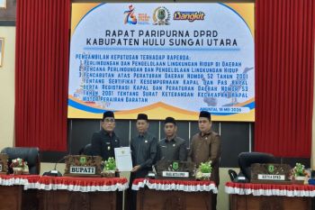 DPRD HSU sahkan tiga Raperda dalam sidang paripurna