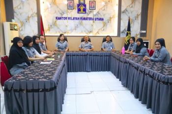 Kemenkum Sumut ikuti pengarahan uji kompetensi jabatan fungsional
