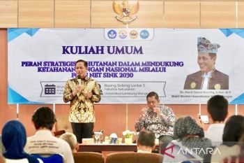 Wamenko Pangan sebut kehutanan penopang ketahanan pangan