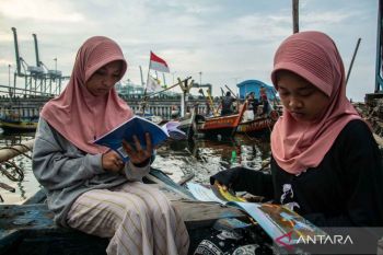 Learning space at Taman Anak Pesisir in Jakarta