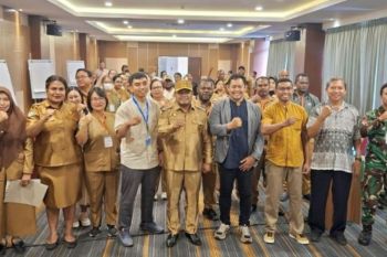 Satgas Yonif 511 sukseskan program nasional CKG di Lanny Jaya