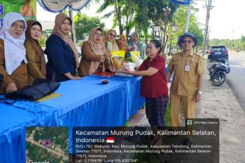 DKP3 Tabalong jual produk lokal di Gerakan Pangan Murah