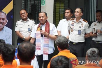 Anggota Komisi XIII DPR RI apresiasi layanan dan pembinaan di Rutan Kelas I Medan