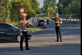 Ditlantas Polda Babel tingkatkan pengaturan lalu lintas di simpang Hotel Sol Marina