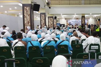 JCH Sulsel dan Sultra bertolak ke Tanah Suci Makkah