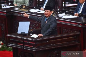 Presiden Prabowo Subianto sampaikan pidato dalam Rapat Paripurna ke-19 DPR