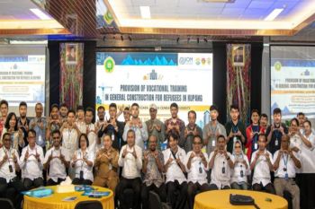 Undana-IOM latih pengungsi Afghanistan jadi pekerja konstruksi bersertifikat