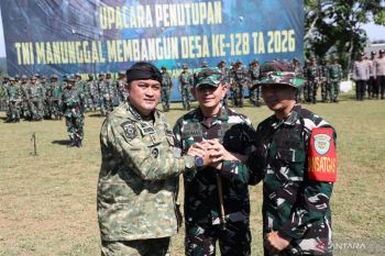TMMD Bogor bangun jalan 5,2 km untuk buka akses pelosok Cigudeg