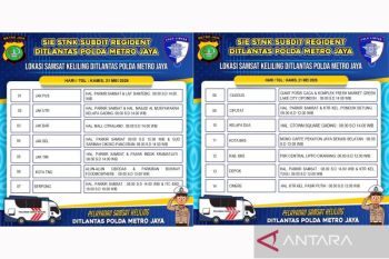 Kamis, layanan Samsat Keliling tersedia di 14 wilayah Jadetabek