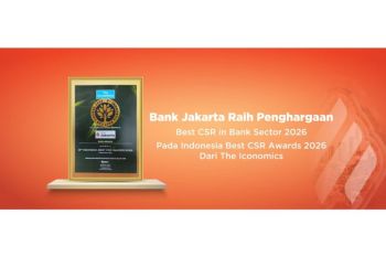 Bank Jakarta Raih Penghargaan Indonesia Best CSR in Bank Sector 2026