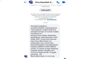 Akun palsu Waket I DPRD Mura tawarkan umrah gratis, masyarakat diminta waspada