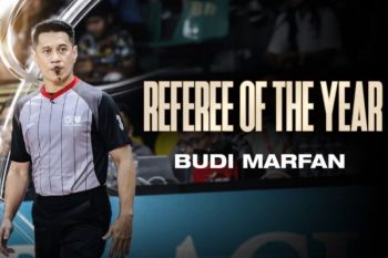 Budi Marfan ukir sejarah, tiga musim beruntun jadi wasit terbaik