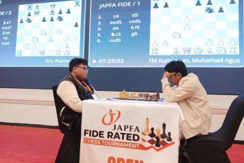 IM Aditya Bagus Arfan turun ke posisi lima JAPFA FIDE Rated 2026