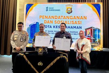 Bank Sumsel Babel dan Polda Sumsel perkuat sinergi pengamanan layanan perbankan