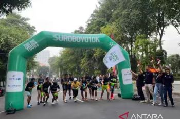 Komunitas lari di Surabaya ramaikan "pre-event" Suroboyo 10K