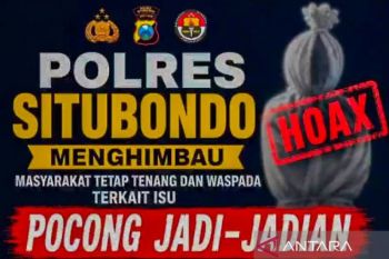 Polres Situbondo minta warga tak percaya "teror" pocong viral