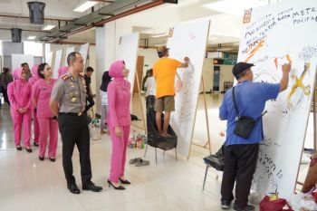 Polresta Malang Kota buka ruang kritik lewat lomba mural