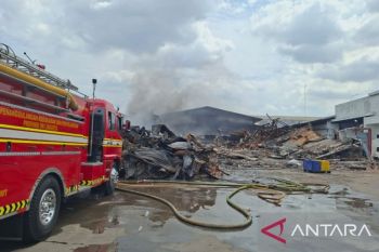 Hari kedelapan, api kembali muncul di gudang plastik Cengkareng