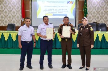 Perkuat bantuan hukum dan kelembagaan, KAI Divre II Sumbar jalin kerjasama dengan Kejaksaan Negeri Padang