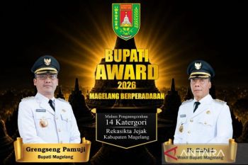 Bupati Award 2026 Kabupaten Magelang membuka 14 kategori penghargaan