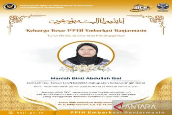 Seorang haji Embarkasi Banjarmasin wafat di Padang Arafah