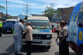 UPTD Pependa Kabanjahe dan Sat Lantas Polres Karo gelar Operasi Gabungan Sadar Pajak
