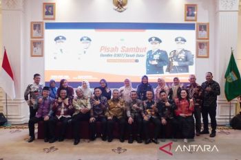 Pisah sambut Dandim 0307/Tanah Datar, Wako Padang Panjang harapkan sinergi terus terjaga