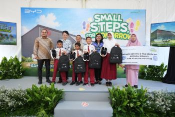 BYD gelar kegiatan Small Steps for Tomorrow fokus di dunia pendidikan