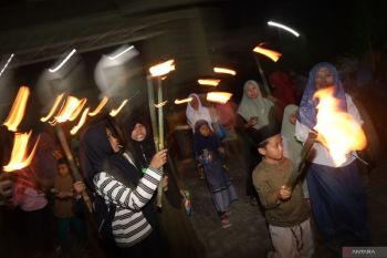 Takbir keliling sambut Idul Adha di Kediri