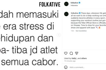 Toko resmi Nike hadir di Shopee