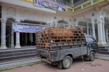 Pemkab Pidie Jaya salurkan hewan kurban Presiden ke Masjid Al Falah