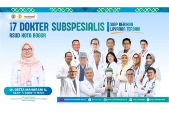 Terlengkap di Bogor, RSUD Kota Bogor punya 17 dokter subspesialis