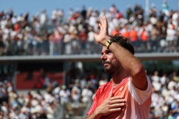 Stan Wawrinka dan Gael Monfils perpisahan dengan Roland Garros