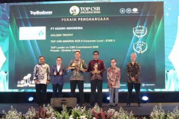 Adaro raih tiga penghargaan di  Top CSR Awards 2026