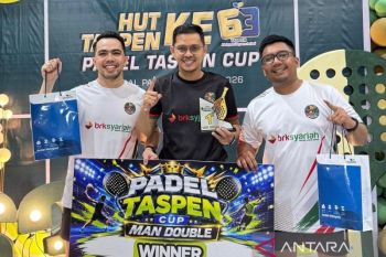Meriahkan HUT ke-63 Taspen, Tim Padel BRK Syariah Raih Juara di Taspen Cup 2026