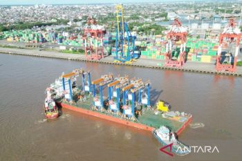 Terminal Petikemas Banjarmasin perkuat operasional tambah 4 E-RTG