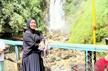 Objek wisata Air Terjun Bedegung ramai pengunjung pada libur Idul Adha 1447 H