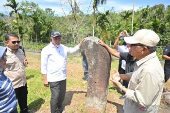 Gubernur Mahyeldi tinjau situs Menhir Maek