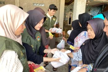 LDII Bogor salurkan ribuan paket daging dari 470 hewan kurban