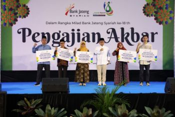 Bank Jateng Syariah perkuat sinergi  umat dan ekonomi syariah di Milad ke-18