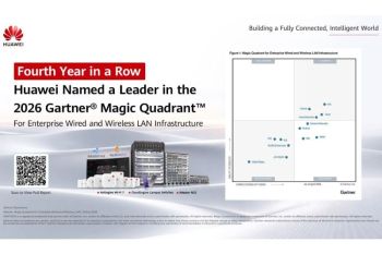 Huawei Raih Status Leader dalam 2026 Gartner&reg; Magic Quadrant&trade; for Enterprise Wired and Wireless LAN Infrastructure Empat Tahun Berturut-turut