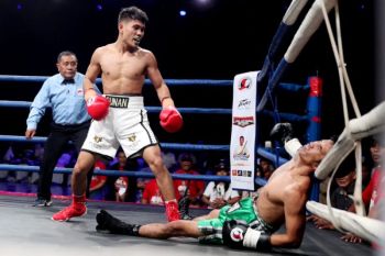 Sunan dan Noldi tundukkan petinju Thailand dalam Pattimura Big Fight