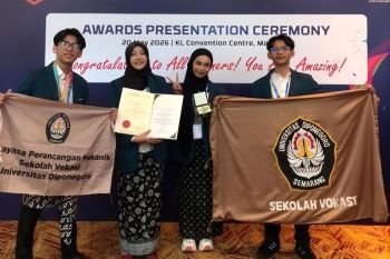 Sekolah Vokasi Undip meraih medali emas di WYIE 2026